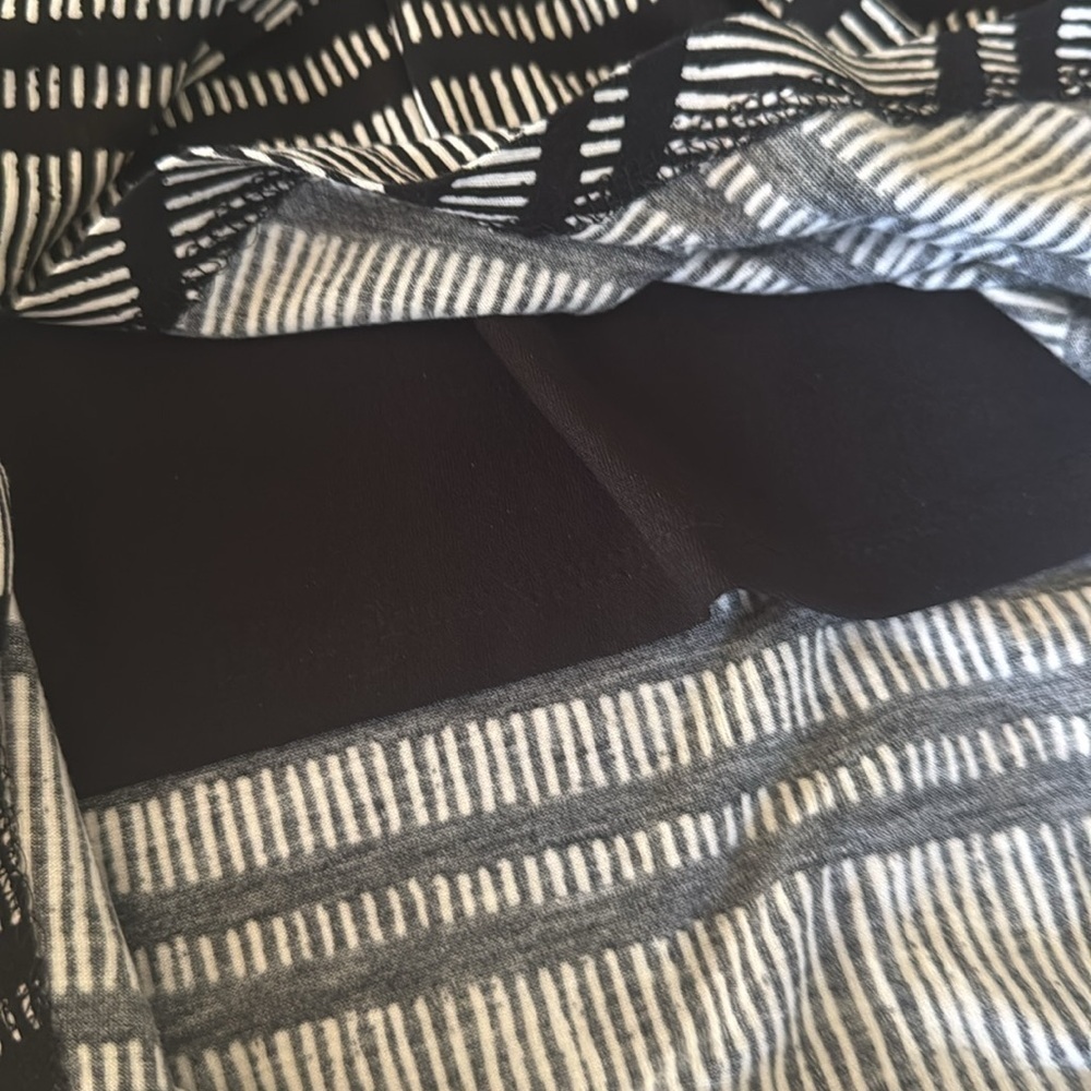 Loft Black and White Striped Dress SP Small Petite S - Picture 13 of 14